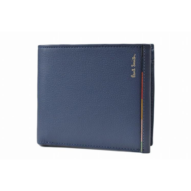 ポールスミス 二つ折り 財布 メンズ ブランド レイヤード ストライプ 専用箱付 ブルーグレー 紳士 本革 60 Q1031 Cuore ヤフー店 通販 Yahoo ショッピング