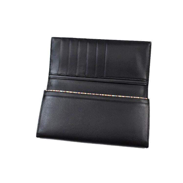 ポールスミス ブラック オールドレザー2 長財布 PSC486-10 No.2 Paul Smith ポールスミス 長財布 財布 メンズ ブランド オールド