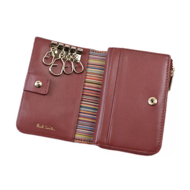 Paul Smith ポールスミス ミニ財布 スワールスロット キーフック付