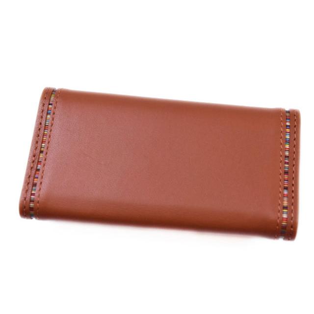 ポールスミス] キーケース 4連 メンズ ブランド ストライプ インセット