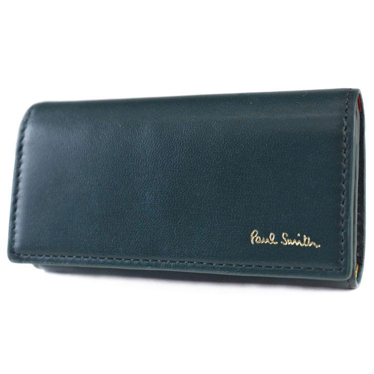 【新品】ポールスミス　マルチストライプトリムインサイド ケース　キーケース Paul Smith（ポール・スミス） キーケース 4連 メンズ ブランド マルチ