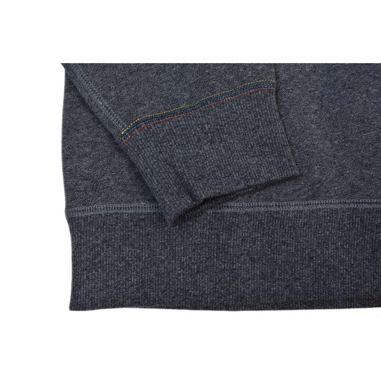 ルームウェア メンズ 上下 セットアップ 裏起毛 スウェット ポールスミス クリスタルラビット 刺繍 長袖 クルーネック ロングパンツ M L LL ブラック チャコール | Paul Smith | 04