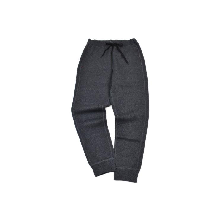 ルームウェア メンズ 上下 セットアップ 裏起毛 スウェット ポールスミス クリスタルラビット 刺繍 長袖 クルーネック ロングパンツ M L LL ブラック チャコール | Paul Smith | 05