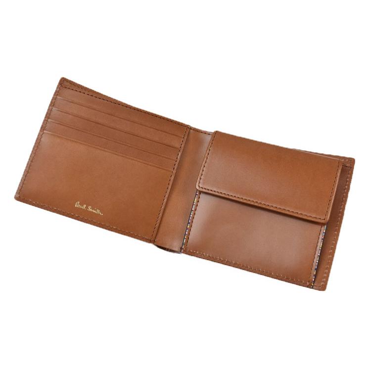 Paul Smith（ポール・スミス） 財布 メンズ 二つ折り ブランド レザー
