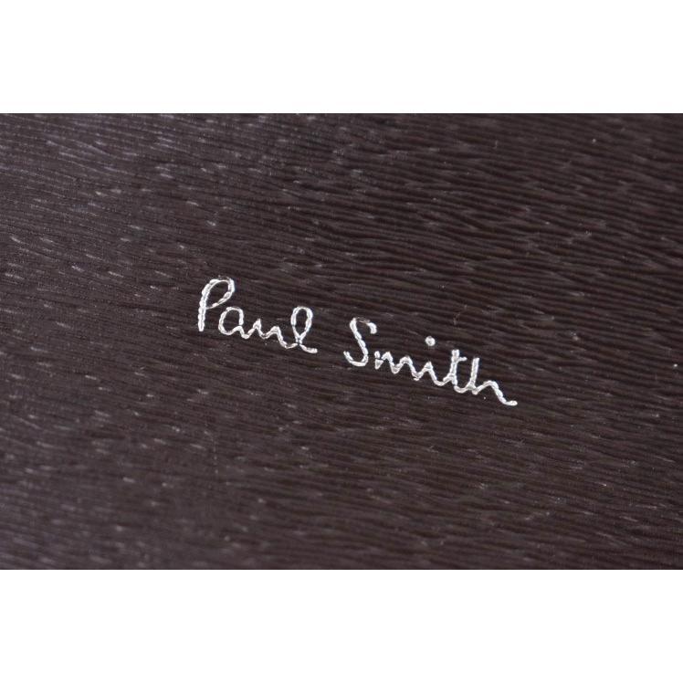 美品】Paul Smith ダークブラウン ボディバッグ オールレザー 美品