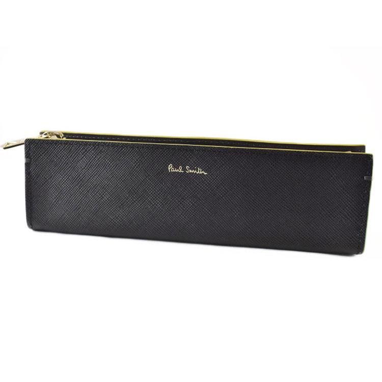 新品・未使用　ポール・スミス　ペンケース　カラードエッジ　黒 Paul Smith（ポール・スミス） ペンケース メンズ ブランド カラード