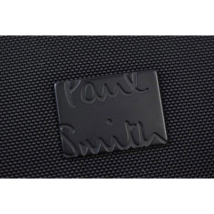 ポールスミス トートバッグ ビジネスバッグ メンズ ブランド Paul Smith レザーストライプ 黒の画像