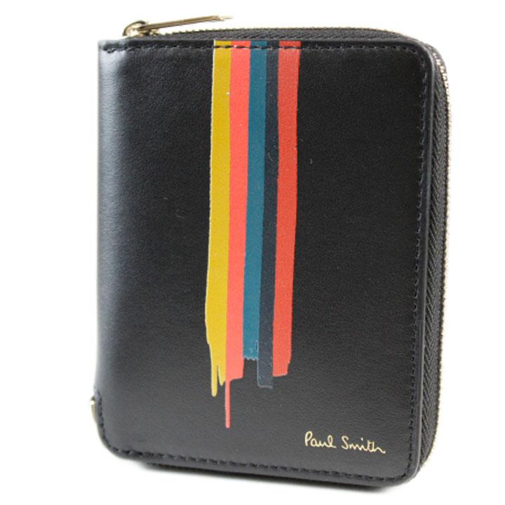Paul Smith（ポール・スミス） 財布 メンズ 二つ折り ラウンド