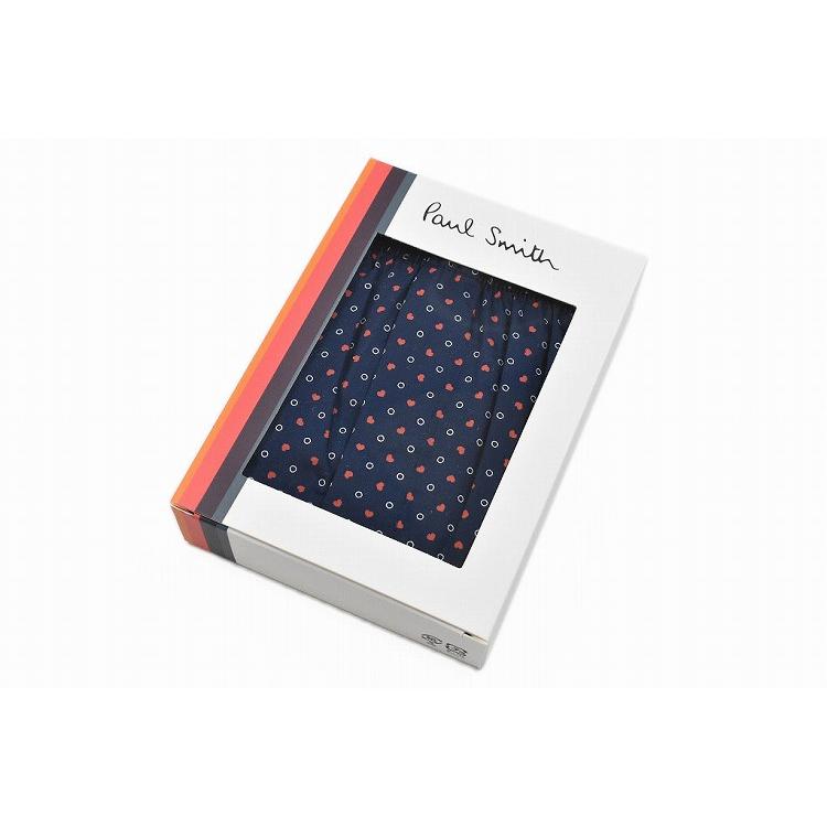 ポールスミス トランクス パンツ メンズ ブランド Paul Smith 箱付 ハート ドット デザイン M L LL ネイビー | Paul Smith | 01