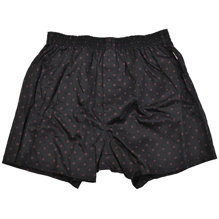 ポールスミス トランクス パンツ 前開き 下着 メンズ ブランド Paul Smith 専用箱付 ハート デザイン M L LL ブラック 黒 アンダーウェア 綿 男性 紳士 | Paul Smith