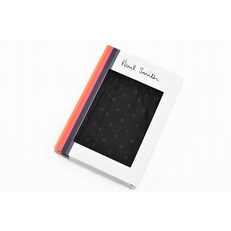 ポールスミス トランクス パンツ 前開き 下着 メンズ ブランド Paul Smith 専用箱付 ハート デザイン M L LL ブラック 黒 アンダーウェア 綿 男性 紳士 | Paul Smith | 01