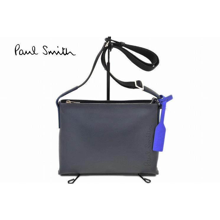 公式半額 ポールスミス ショルダーバッグ バッグ メンズ ブランド Paul Smith パーフォレートロゴストーリー 紺 ネイビー 男性 紳士 本革 訳あり 全国配送料無料 Www Superavila Com