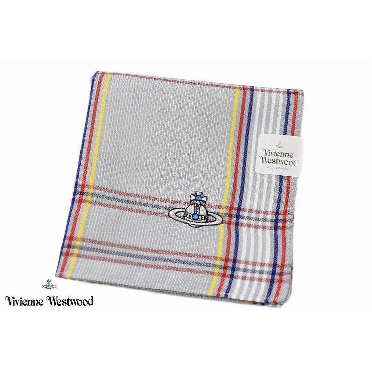 激安正規 ポイント消化 ギフト プレゼント 送料無料 メール便 退職 1枚 チェック マルチカラー グレー ウエストウッド ヴィヴィアン メンズ ブランド ハンカチ 財布 帽子 ファッション小物 Backofficescandinavia Se