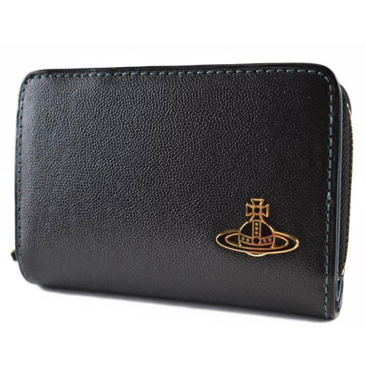 Vivienne Westwood コインケース キーリング ブラックレザー黒革 Vivienne Westwood コインケース ヴィヴィアン ウエストウッド