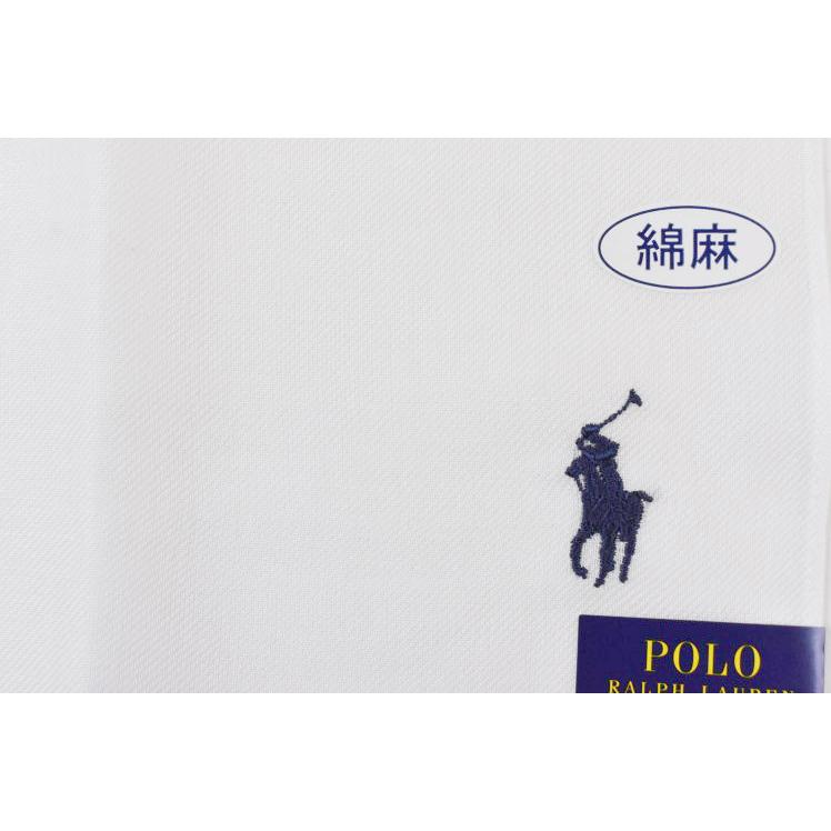 POLO RALPH LAUREN ハンカチ 1枚 ポロ ラルフローレン メンズ 白 POLO RALPH LAUREN ハンカチ 1枚 ポロ ラルフローレン メンズ 白