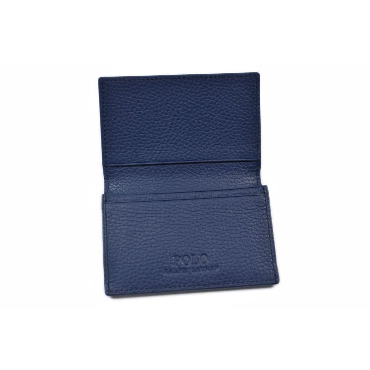 ポロラルフローレン　名刺入れ　新品未使用 POLO RALPH LAUREN（ポロ・ラルフローレン） 名刺入れ エンボスレザー