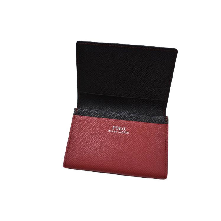 Polo Ralph Lauren 名刺入れ 黒 赤 POLO RALPH LAUREN（ポロ・ラルフローレン） ポロ ラルフローレン