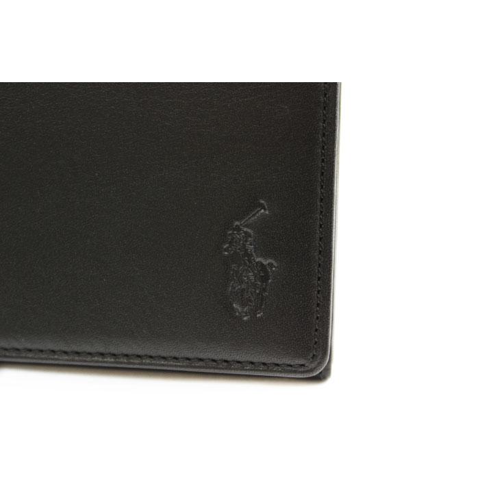 新品未使用　ポロラルフローレン　名刺入れ　黒赤レザー POLO RALPH LAUREN（ポロ・ラルフローレン） ポロ ラルフローレン