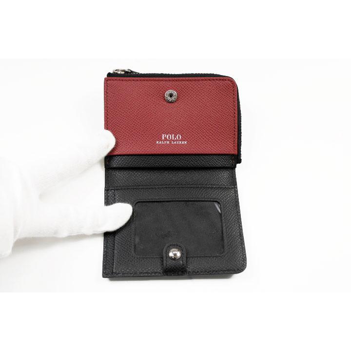 ☆新品未使用☆ポロラルフローレン☆ケース☆小銭入れ☆本革☆ブラック POLO RALPH LAUREN（ポロ・ラルフローレン） コインケース エンボス