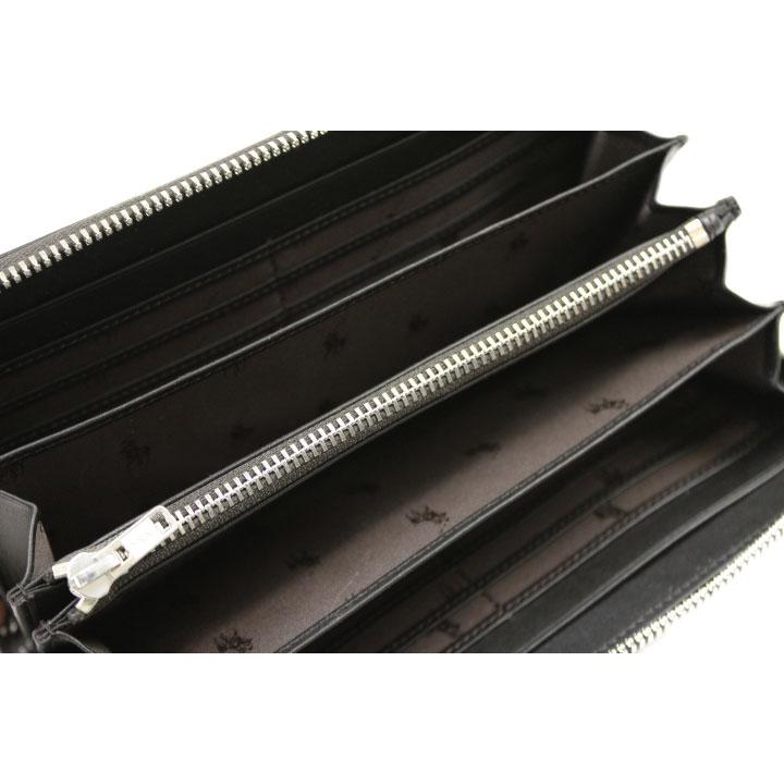 ポロ ラルフローレン 財布 長財布 ラウンドファスナー メンズ ブランド カーフレザー ウォレット 箱無 濃茶 男性 紳士 本革 訳あり | POLO RALPH LAUREN | 01