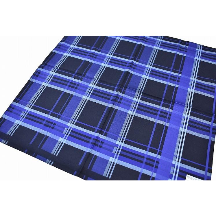 メンズ ハンカチ ランバン コレクション 1枚 ブランド ネイビー 紺 100 の保証 男性 紳士 チェック