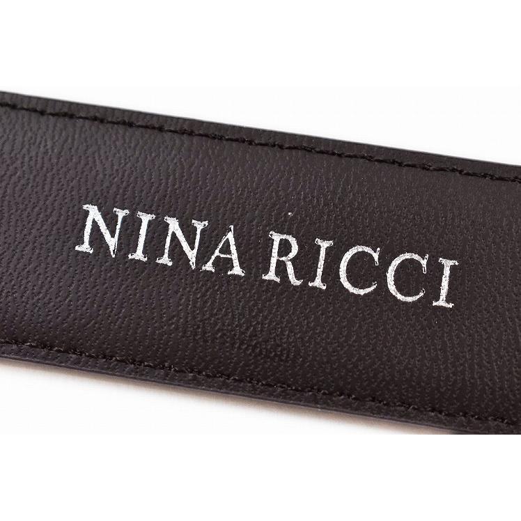 ベルト メンズ 本革 ニナリッチ レザー 茶 ブラウン ブランド NINA RICCI ビジネス 紳士ベルト 男性 紳士｜cuore777｜03