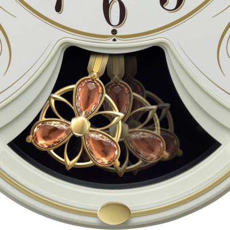 4MN554RH10 リズム 掛時計 電波アミュージング時計 スモールワールドリリィN RHYTHM CLOCK | RHYTHM（時計） | 01