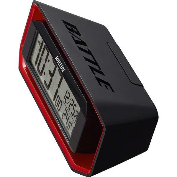 RHYTHM フィットウェーブバトル220 8RZ220SR01 10こセット RHYTHM 8RZ220SR01 リズム デジタル時計 電波時計 フィットウェーブ