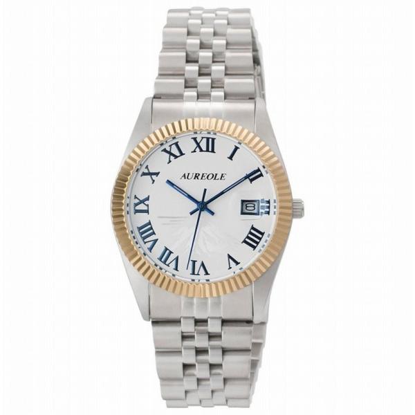 SW-592M-E オレオール 日本製 クオーツ AUREOLE QUARTZ メンズ 腕時計 | AUREOLE