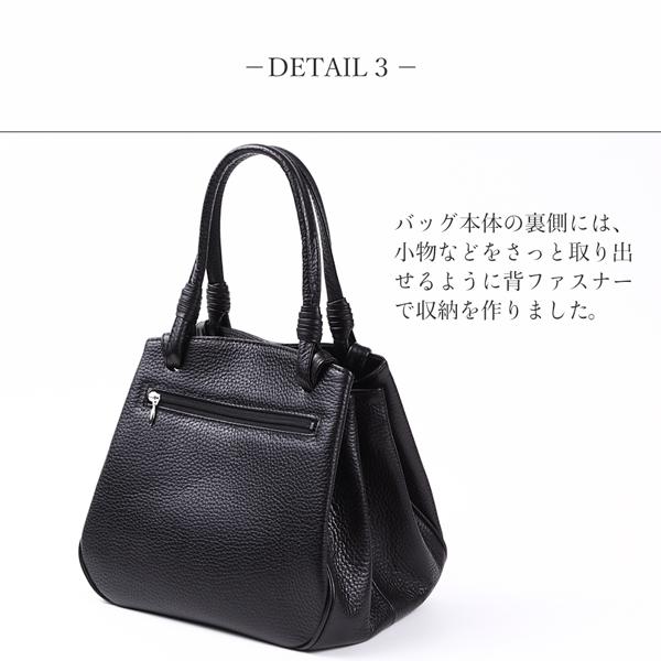 ハンドバッグ 日本製 本革 黒 母の日 牛革 鞄 通勤 日常使い 軽い