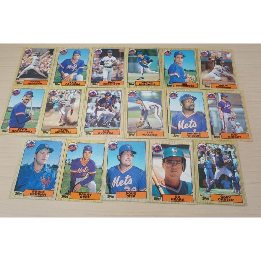 1986年ニューヨークメッツ ベースボールカード MLB メジャーリーグ アメリカ大リーグ TOPPS :0124-NM:アメリカン雑貨の店