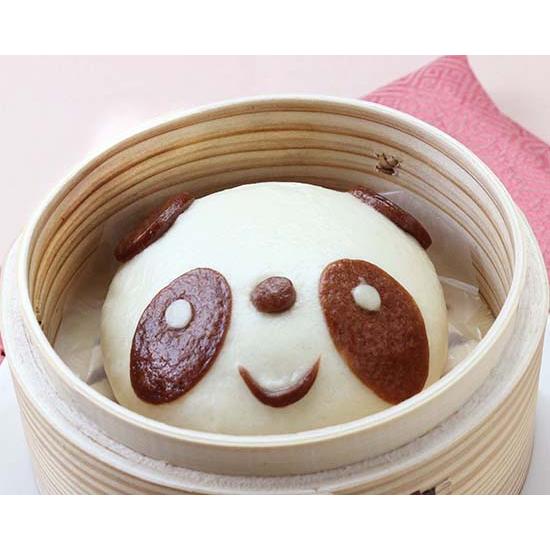 ご自宅用】過門香のパンダまん（肉まん・チョコまん）各2個入り【送料