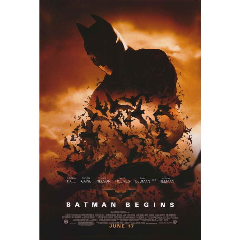 映画ポスター 海外版 バットマン ビギンズ (28 cm x 43 cm) MPS-IF1192｜curacion