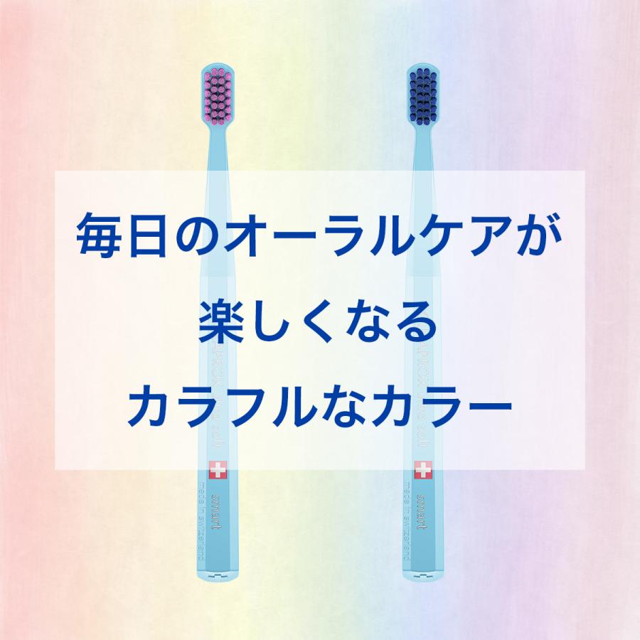 クラプロックス 歯ブラシCSスマート ハンドルカラー水色 1本 ヘッド