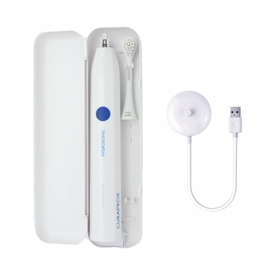 動作確認済【未使用】CURAPROX HYDROSONIC PRO 電動歯ブラシ クラプロックス 音波式電動歯ブラシ ハイドロソニックイージー 電動