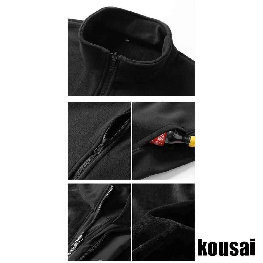ベンチコート 中綿 コート メンズ レディース 撥水加工 3WAY 3in1 フリースライナー脱着可 ロングコート 冬服 冬用 ロング丈_16