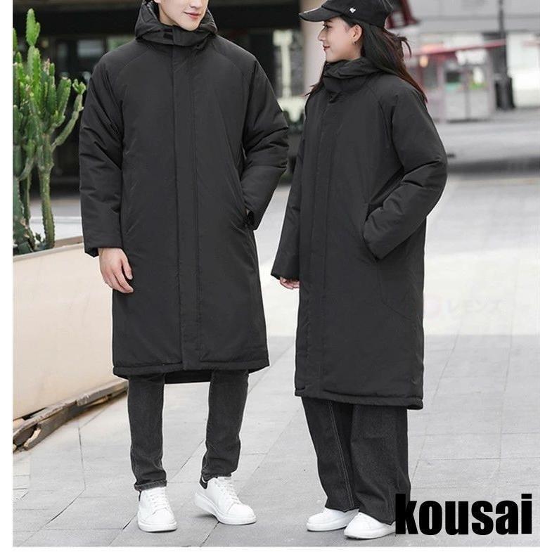 ベンチコート 中綿 コート メンズ レディース 撥水加工 3WAY 3in1 フリースライナー脱着可 ロングコート 冬服 冬用 ロング丈_9