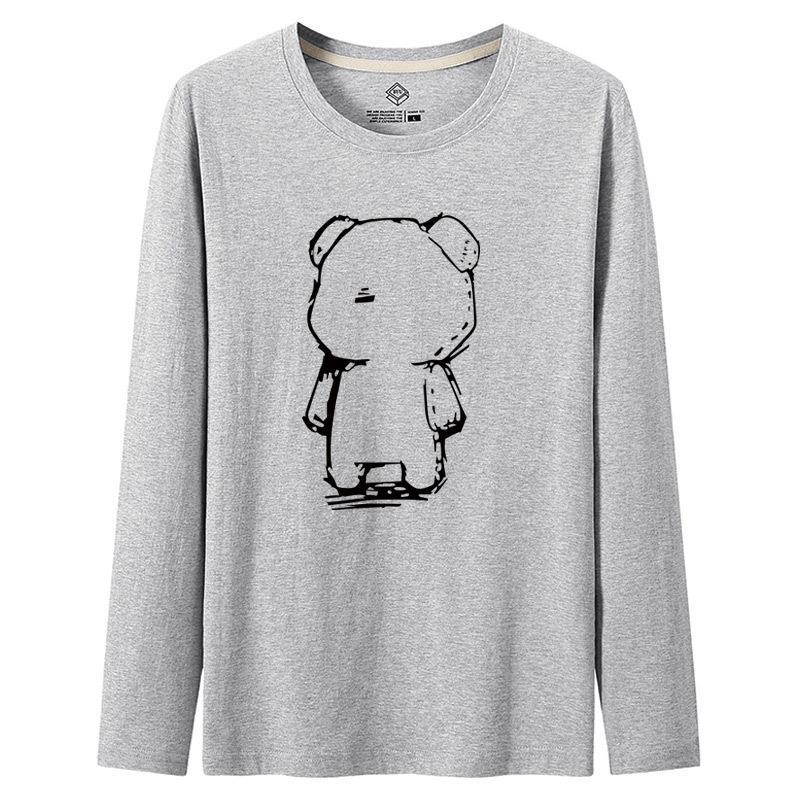 Tシャツ メンズ ロングTシャツ ロンT 長袖 メンズ 秋服 Tシャツ Vネック クルーネック カットソー トップス スリム アメカジ 秋｜cure-store｜05