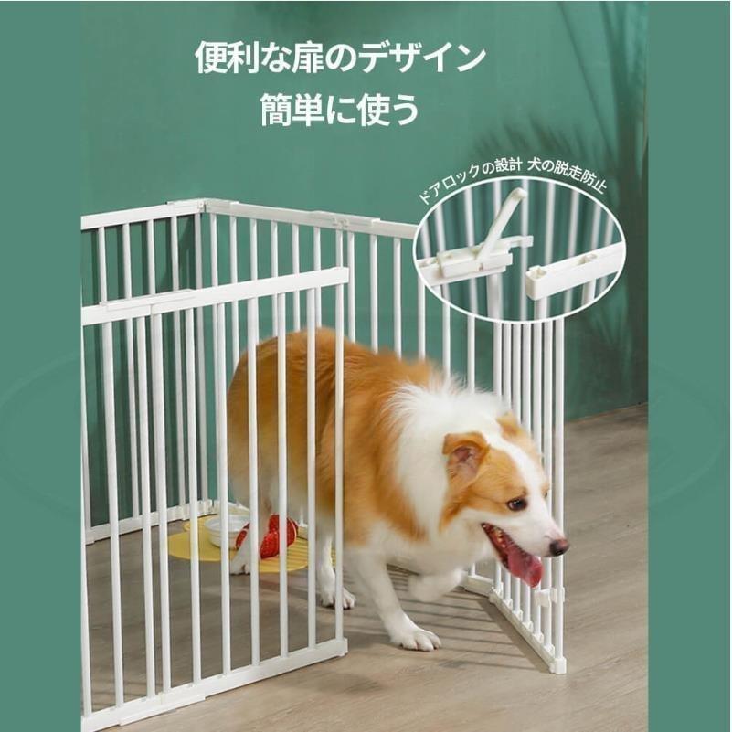 ペットサークル 犬用 中型犬 大型 131*89cm 173*89cm 門構え 折りたたみ ペット メッシュ サークル ケージ ゲージの画像
