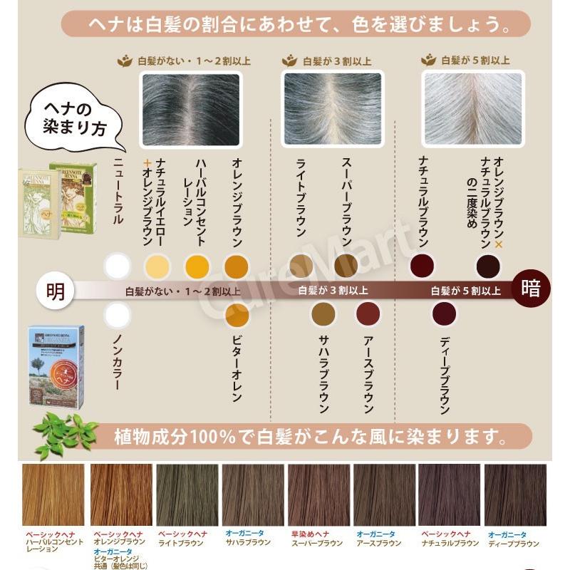 グリーンノート 送料無料/ グリーンノート ヘナ オレンジブラウン 100g