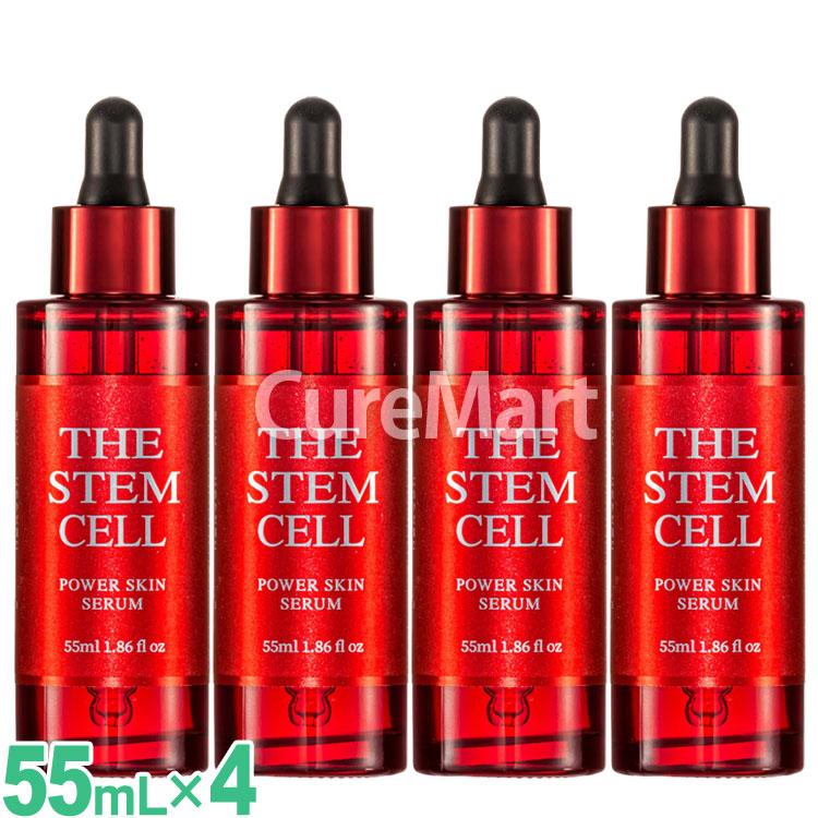 THE STEM CELL STEMCELL パワースキンセラム 55mL◇4本セット 赤 THE STEM CELL STEMCELL パワースキンセラム 55mL◇4本セット 赤