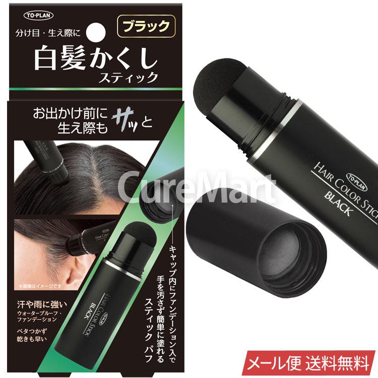 東京企画販売 白髪かくし スティック ブラック 4g ヘアカラー 毛髪着色