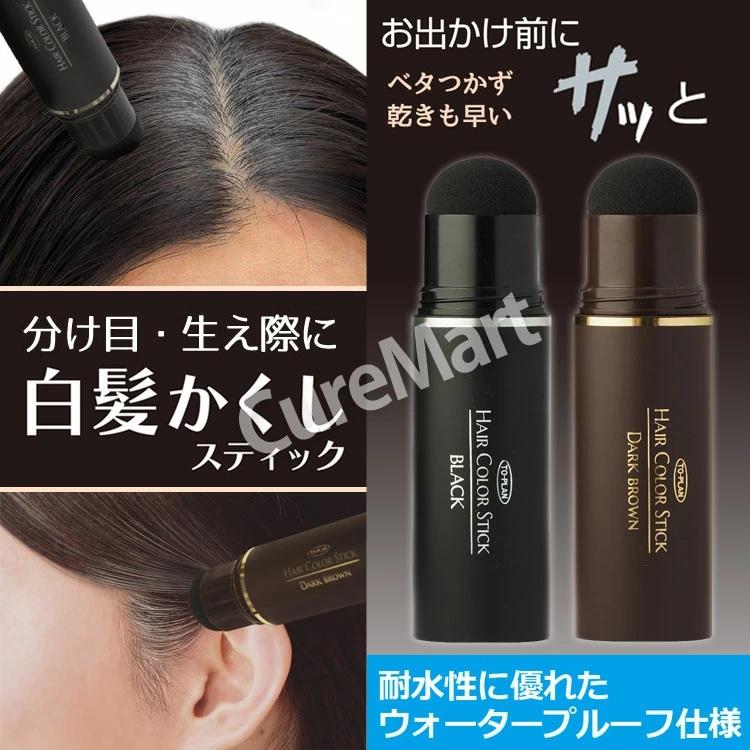 東京企画販売 白髪かくし スティック ブラック 4g ヘアカラー 毛髪着色