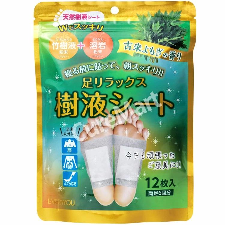 EVERYYOU 足リラックス 樹液シート 12枚入(両足6回分)◇2袋セット 古来