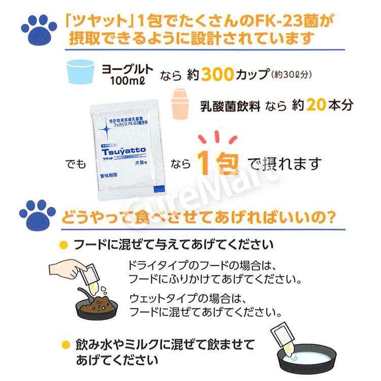 ツヤット 30包◇3箱セット ペット用 乳酸菌 サプリメント 日本製