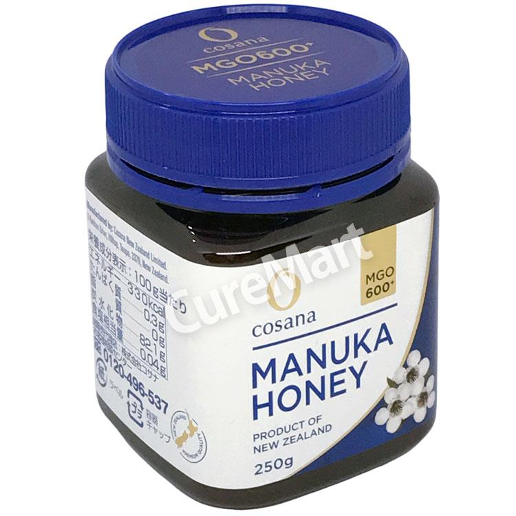 コサナ マヌカハニー MGO600+ 250g◆2個セット ニュージーランド産 cosana ボトル容器 マヌカハニー はちみつ マヌカハチミツ まぬか メチルグリオキサールの画像