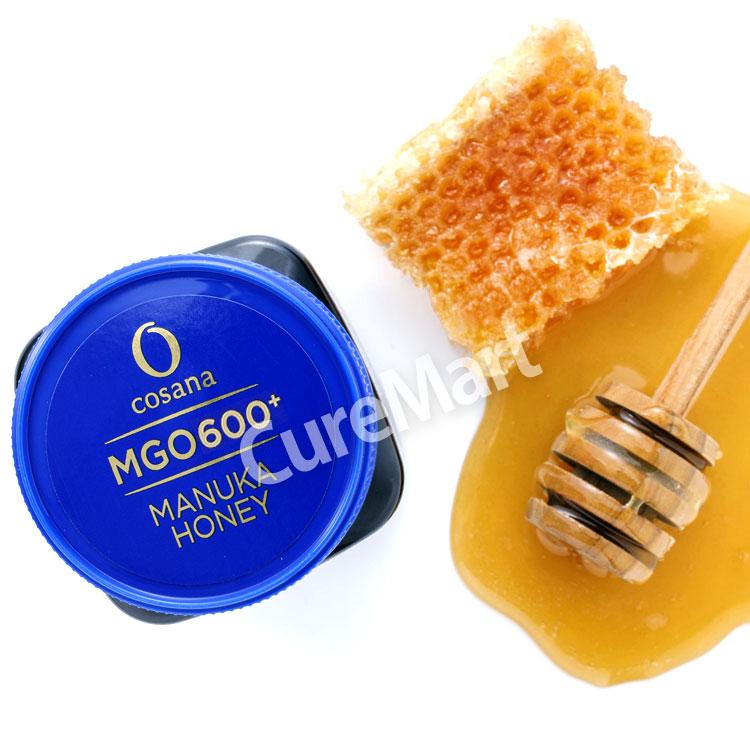 コサナ マヌカハニー MGO600+ 500g ニュージーランド産 cosana 大容量 ボトル容器 マヌカハニー はちみつ マヌカハチミツ メチルグリオキサールの画像