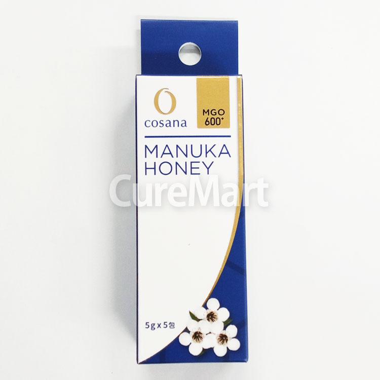 コサナ マヌカハニー MGO600+ (5g×5包)◇2個セット 個包装