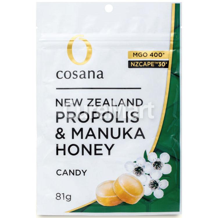 cosana（コサナ） プロポリス ＆マヌカハニー MGO400+ キャンディ 81g