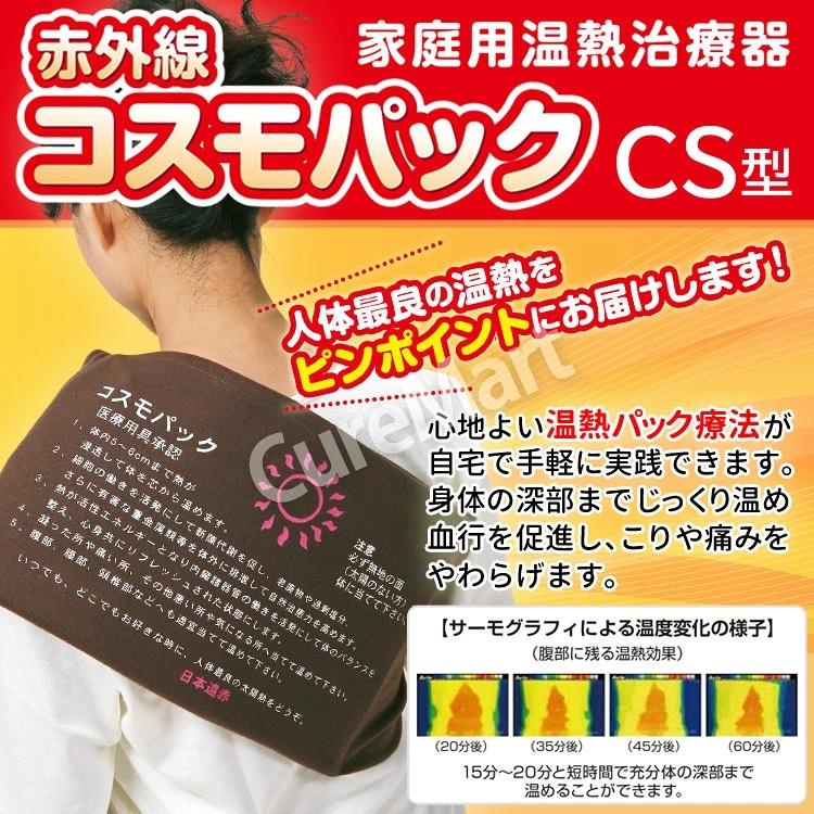 赤外線 コスモパックC S型 約38×23cm 専用カバー付 家庭用温熱治療器